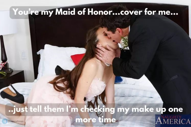 Here comes the bride… by capcraftman