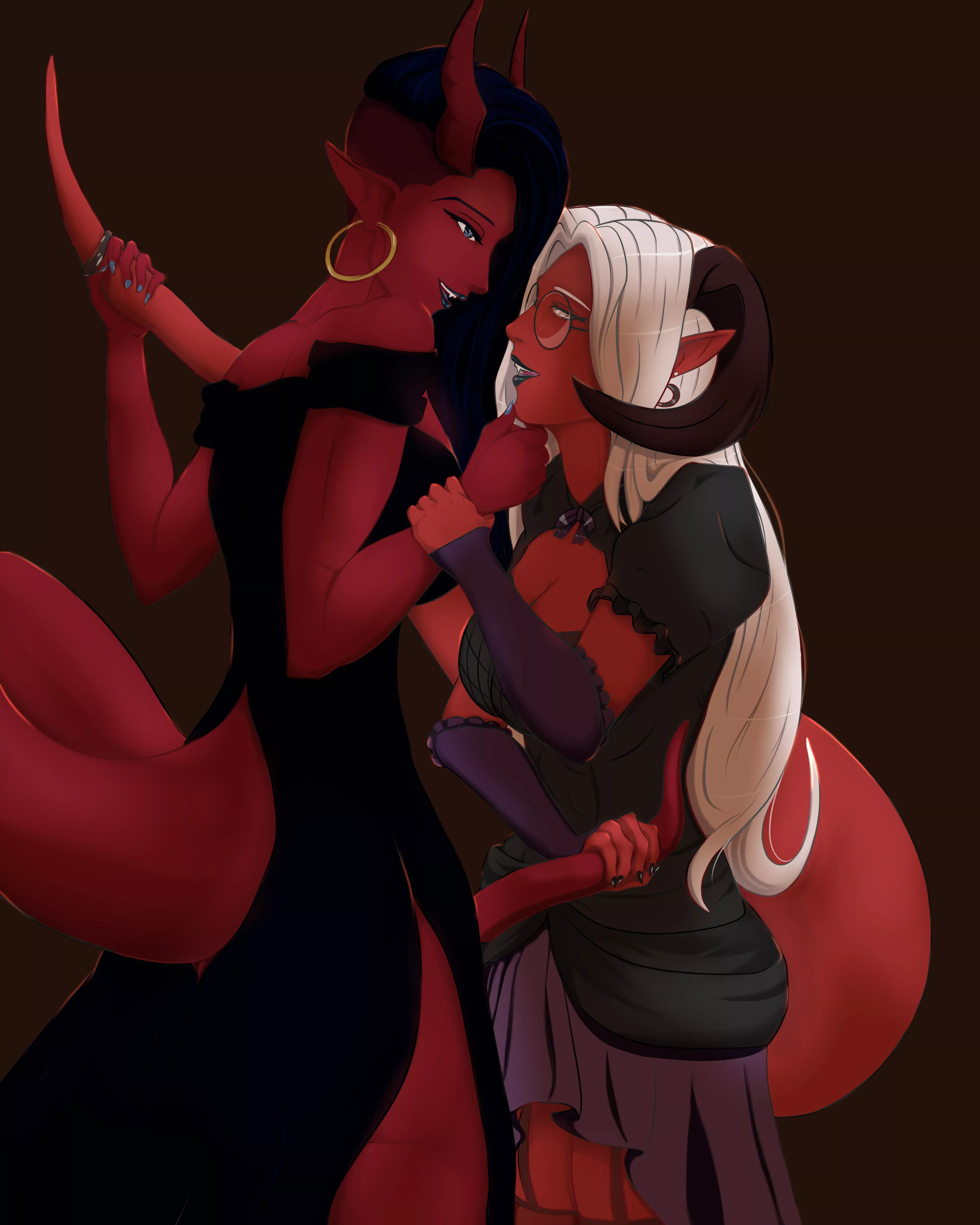 While TieflingMelissa is gorgeous, there are differences between us~ (GwendolynVrisala)  posted by GwendolynVrisala