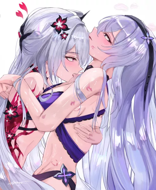 Acheron & Black swan [Honkai: Star Rail] by Silent_Steak_9540