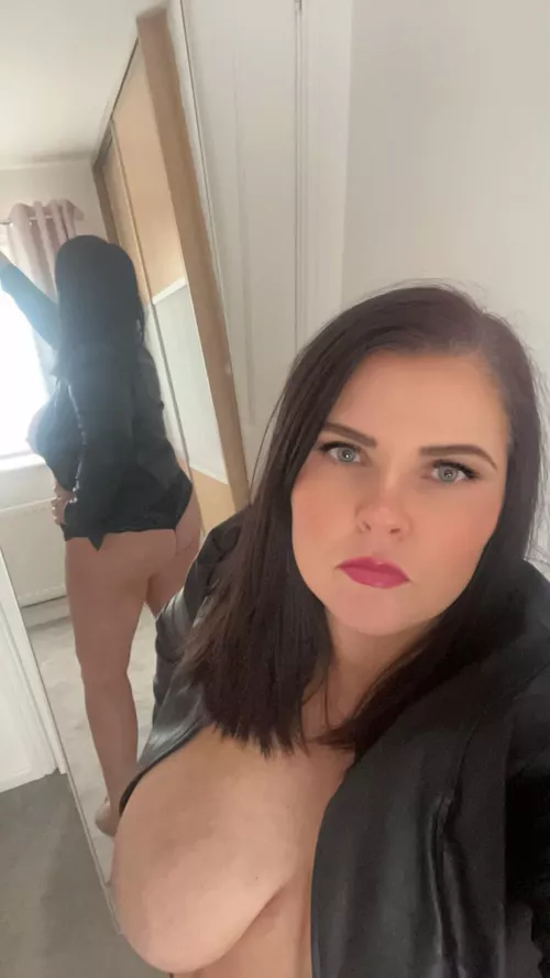 Leather and bare skin is a great combination  by Emmastorm69