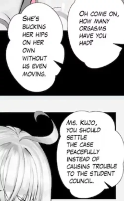 LF Mono source How many orgasms have you had? She's bucking her hips on her own without us even moving. Ms. Kujo, you should settle the case peacefully instead of causing trouble to the student council. by Rare_Habit245