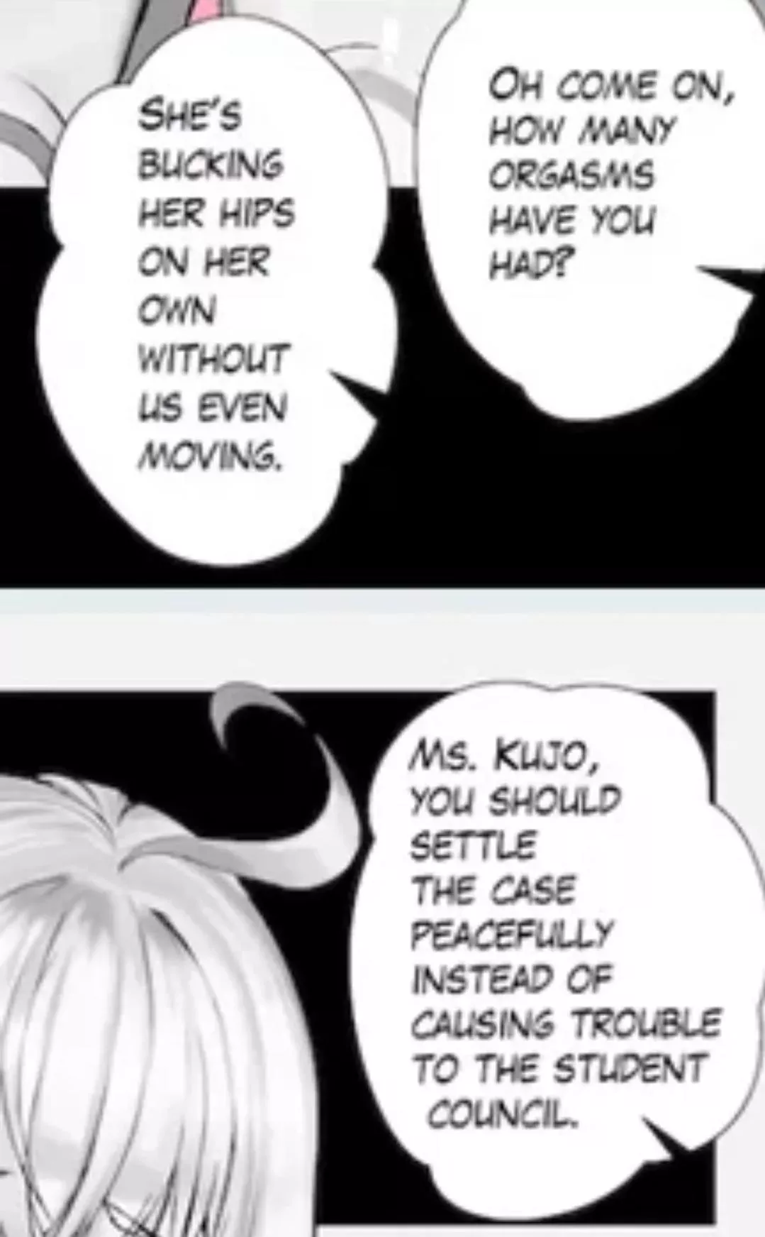 LF Mono source How many orgasms have you had? She's bucking her hips on her own without us even moving. Ms. Kujo, you should settle the case peacefully instead of causing trouble to the student council. posted by Rare_Habit245