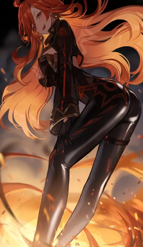 Mavuika [Genshin Impact] by CheetahSperm18