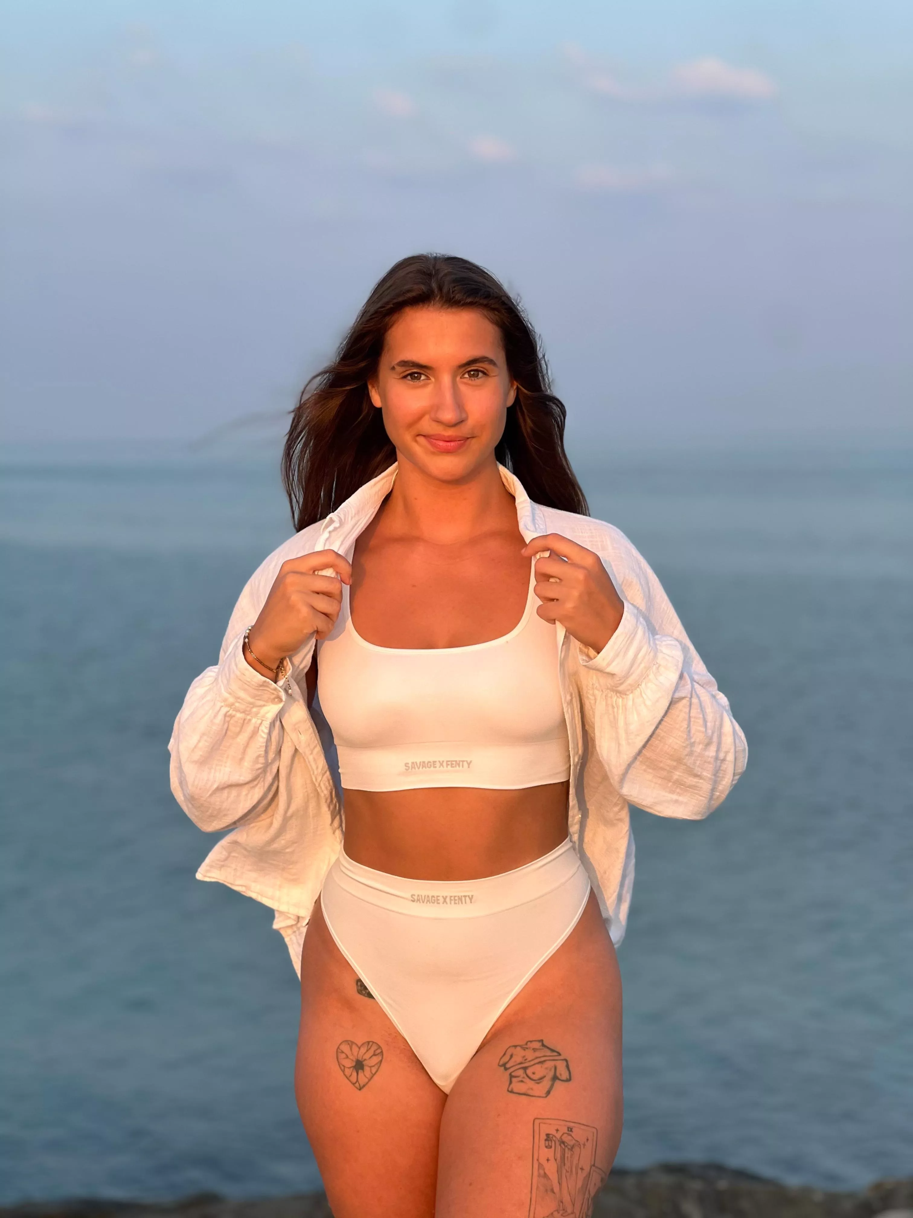 my outfit at the beach posted by sweetlikehannah