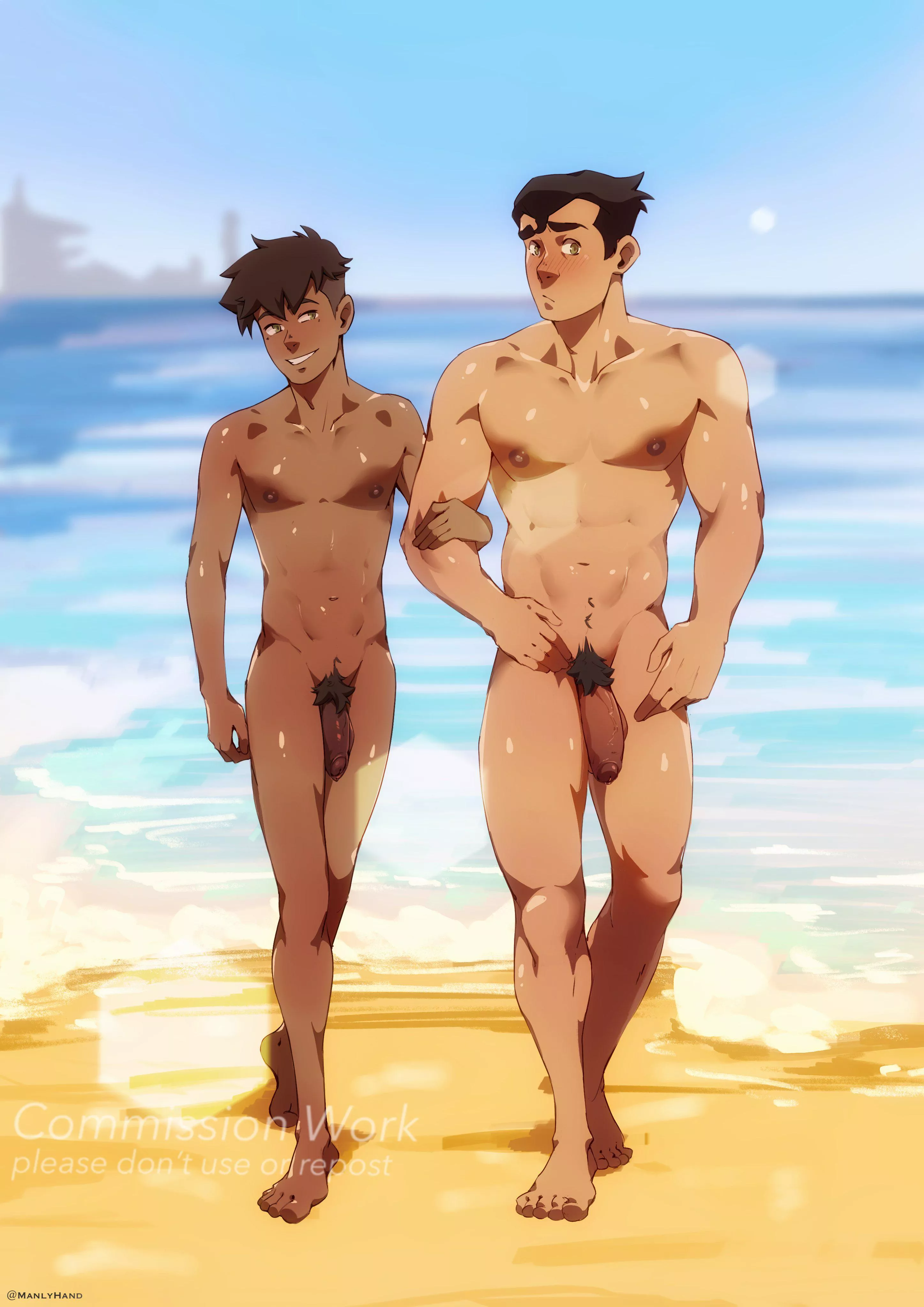 Party at the beach (By ManlyHand)  posted by ElektraFrost