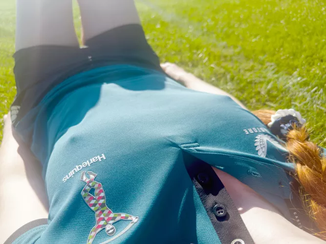 Someone requested I do some pics in harlequin cosplay. U can take the girl outta the rugby kit but u can never take the rugby kit outta the girl @THeShyGingerOF by the-shy-ginger