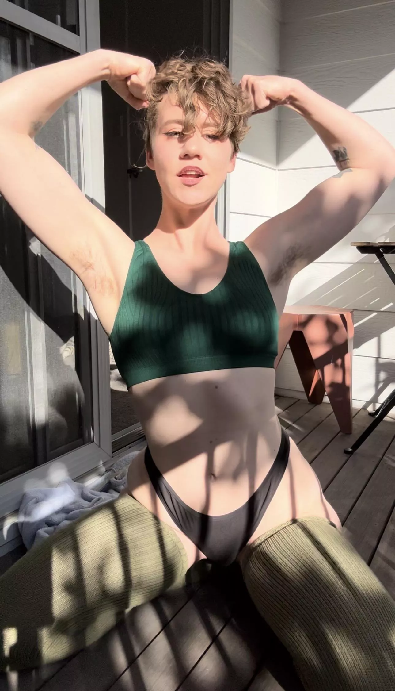 Sun’s out, guns out 😎 posted by DonnaMaeTrichs