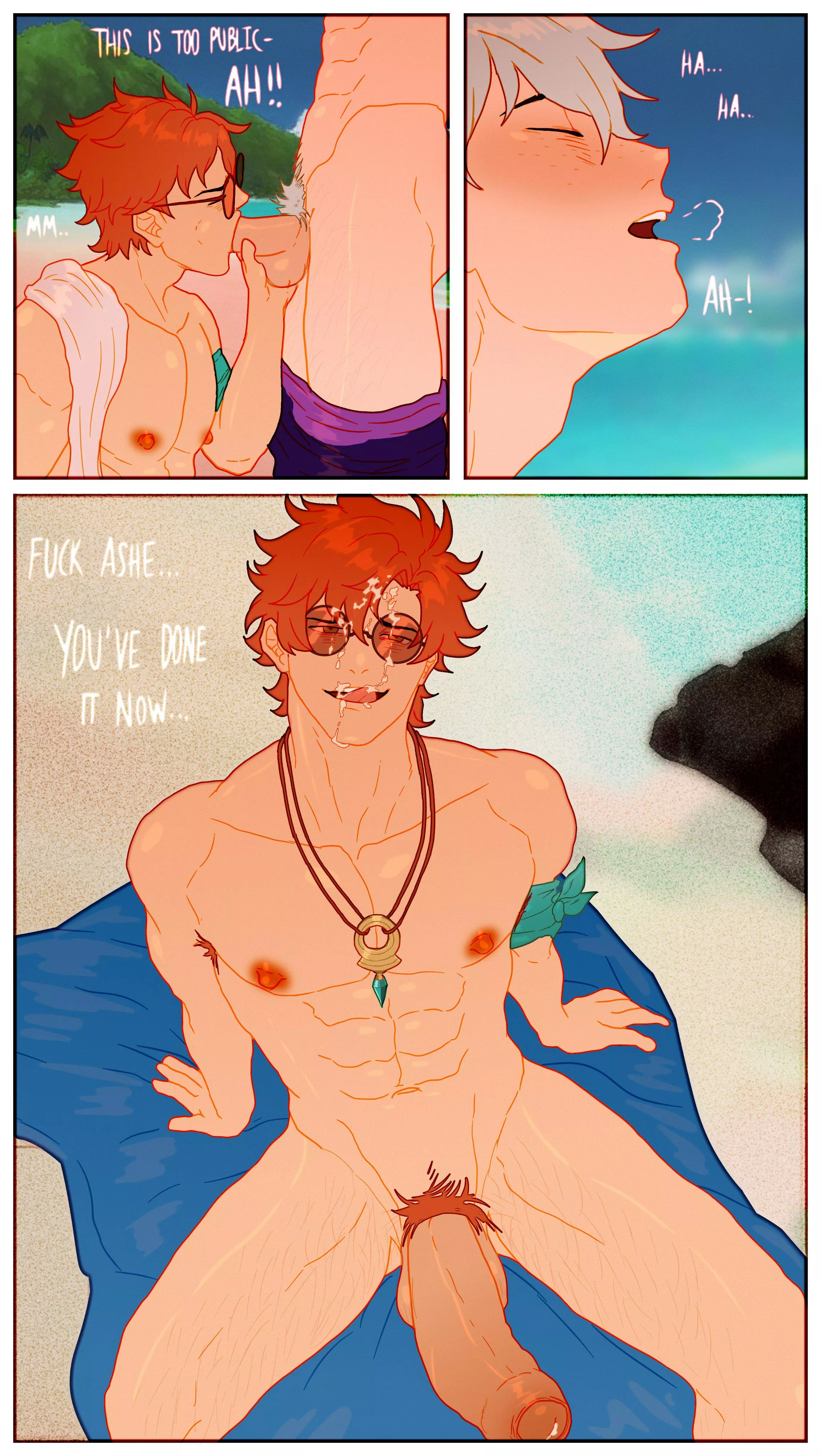 Sylvain has a way of stealing Ashe to his territory (By Cuckoo_chan)  posted by ElektraFrost