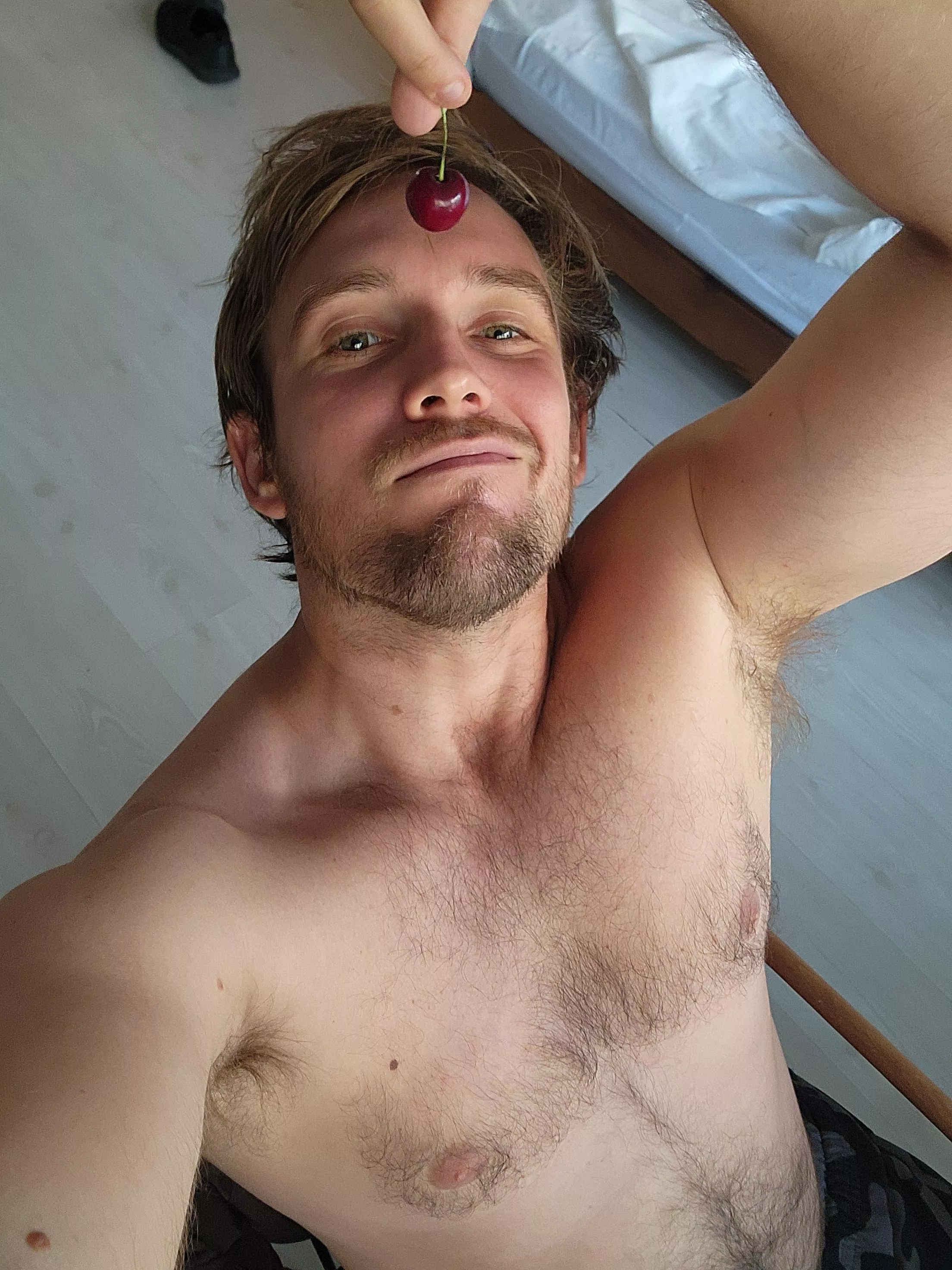 That's not my third eye, that's just a cherry 😀  posted by benfriendlyofficial