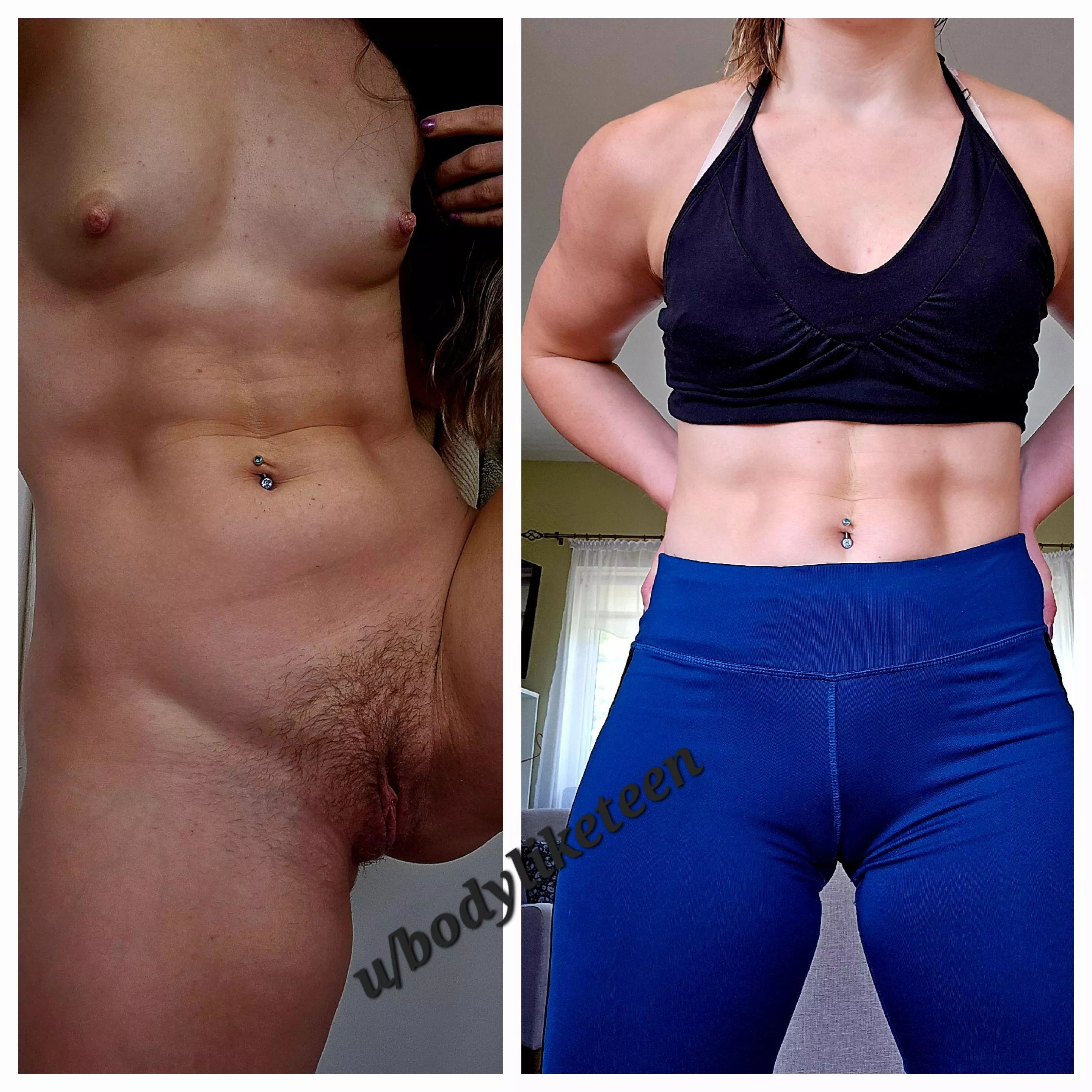 This is what guys can't see at the gym.. :)  posted by bodyliketeen