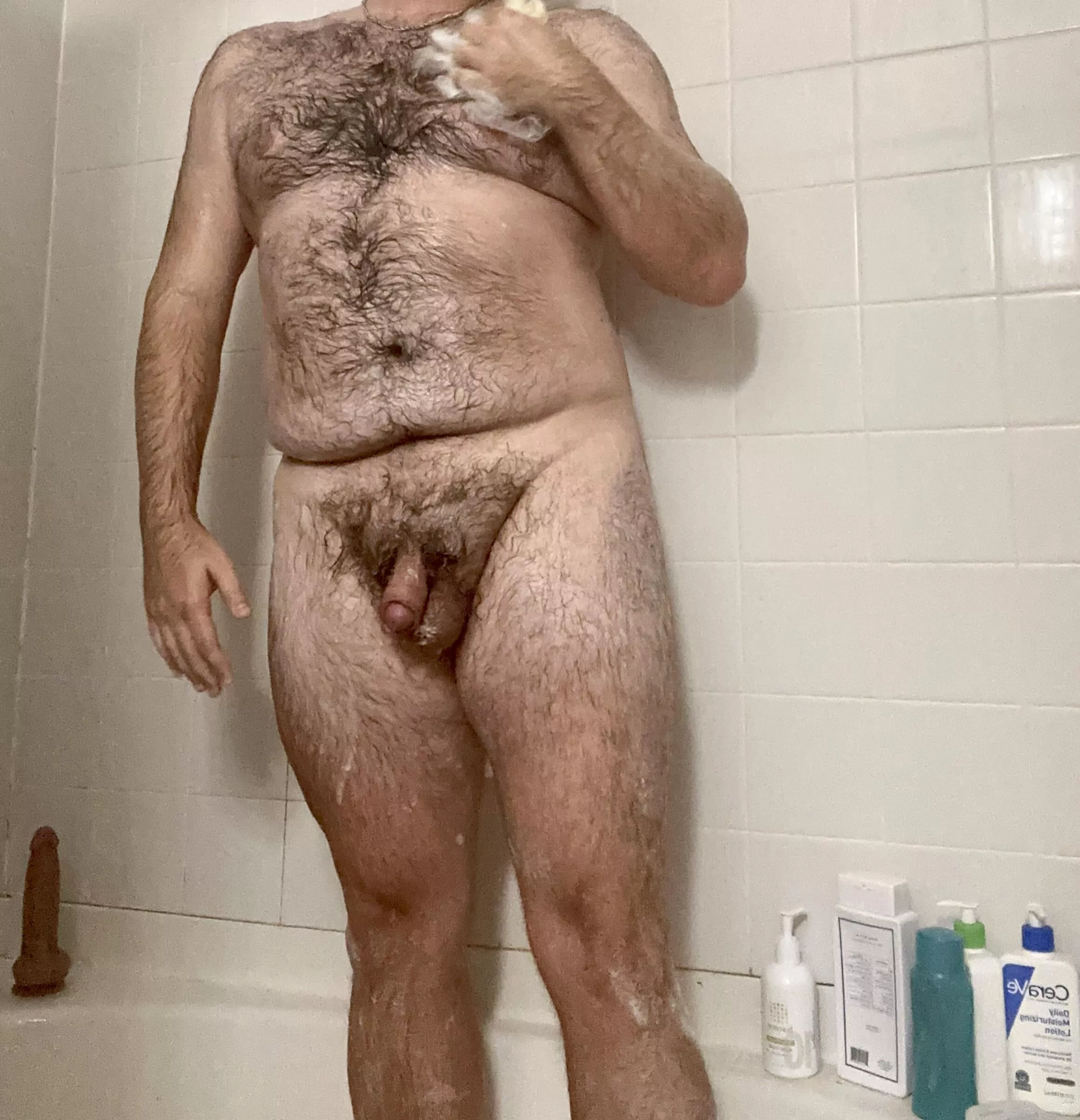 Wanna come and take a shower with me and my little friend? 😈 posted by hollyveryjolly