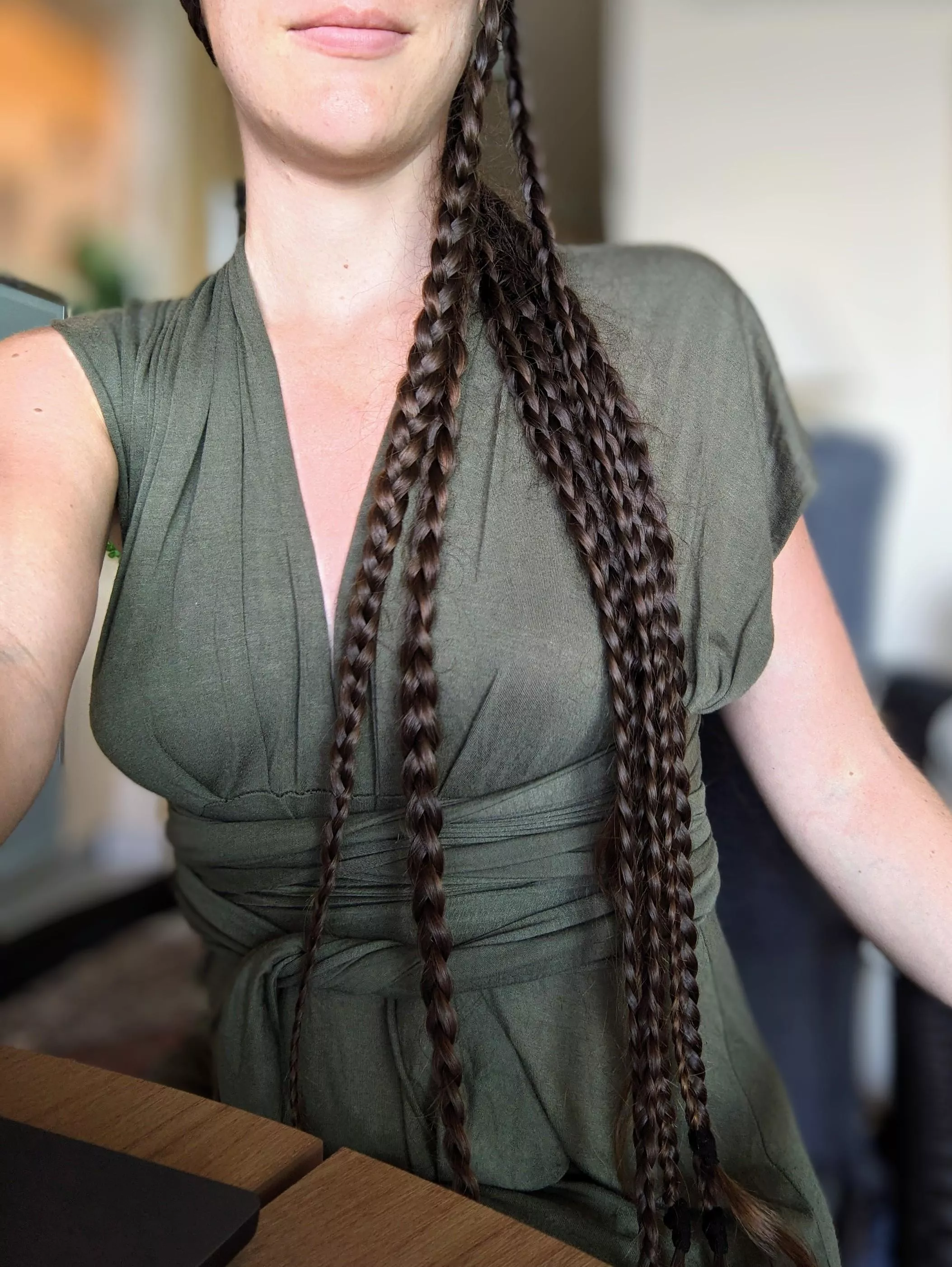 You like long hair, but what about multiple long braids? posted by darkspellslingerie