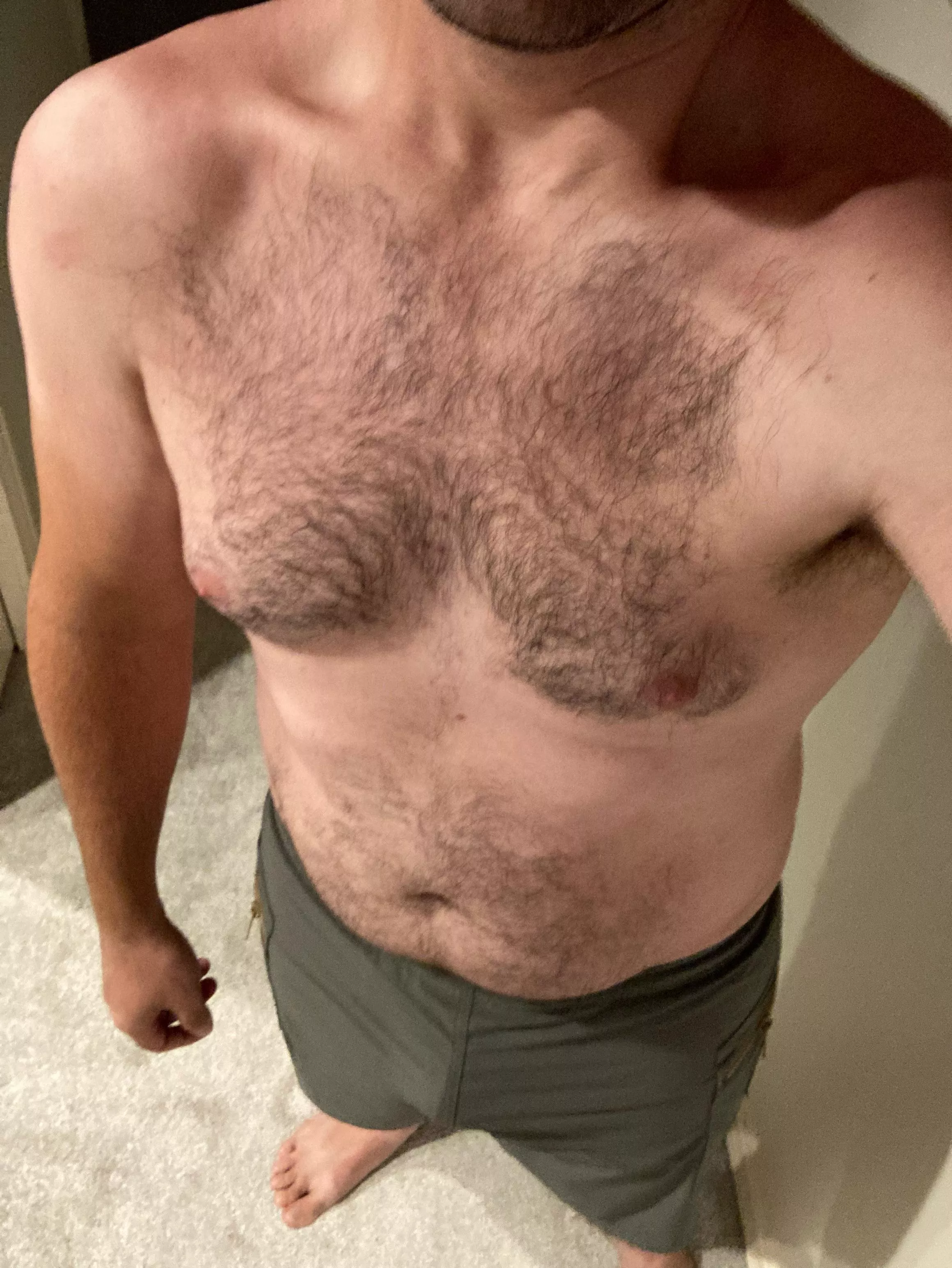 (36) Getting to load in carbs before a big ride next week. Still like the hairy chest? posted by DFWCowboy88