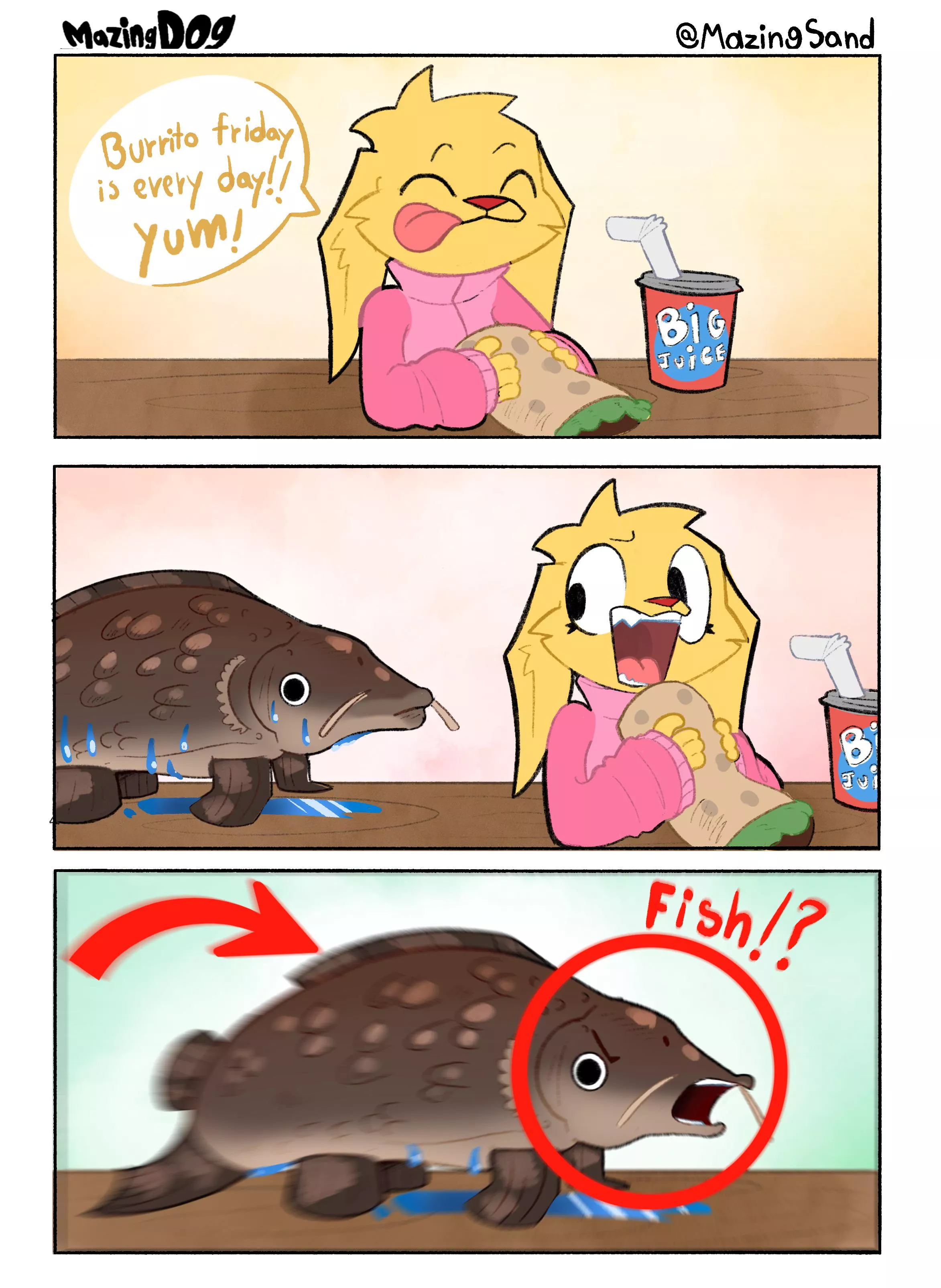 A MazingDOG COMIC!!!! “You know what that means?” posted by MazingSand