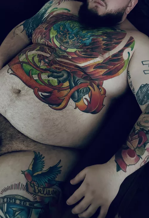 Chub chilling 🐻 by inked_bearcouple