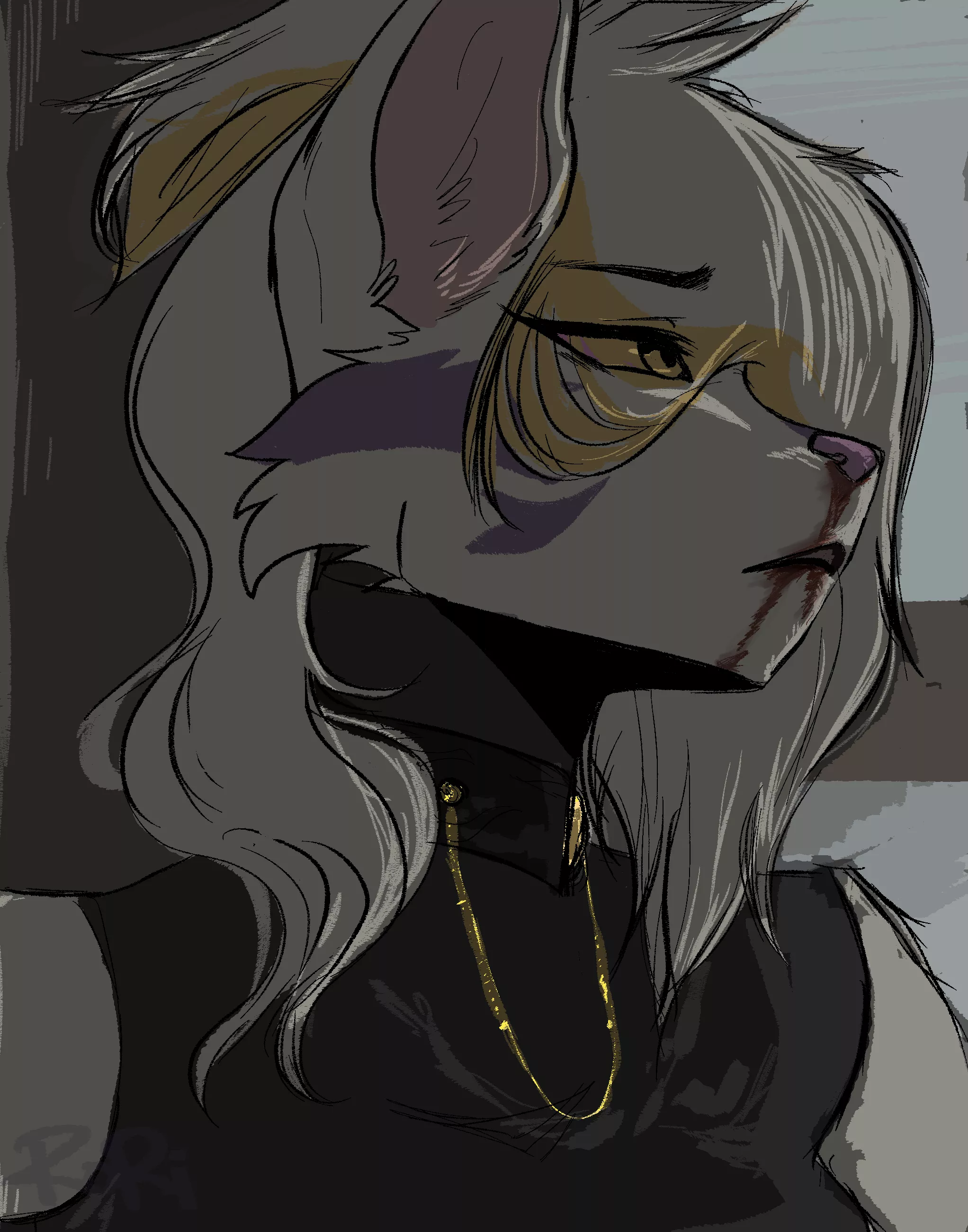 Never Easy (Vent Art by me. OC belongs to me)  posted by DragonClawXL