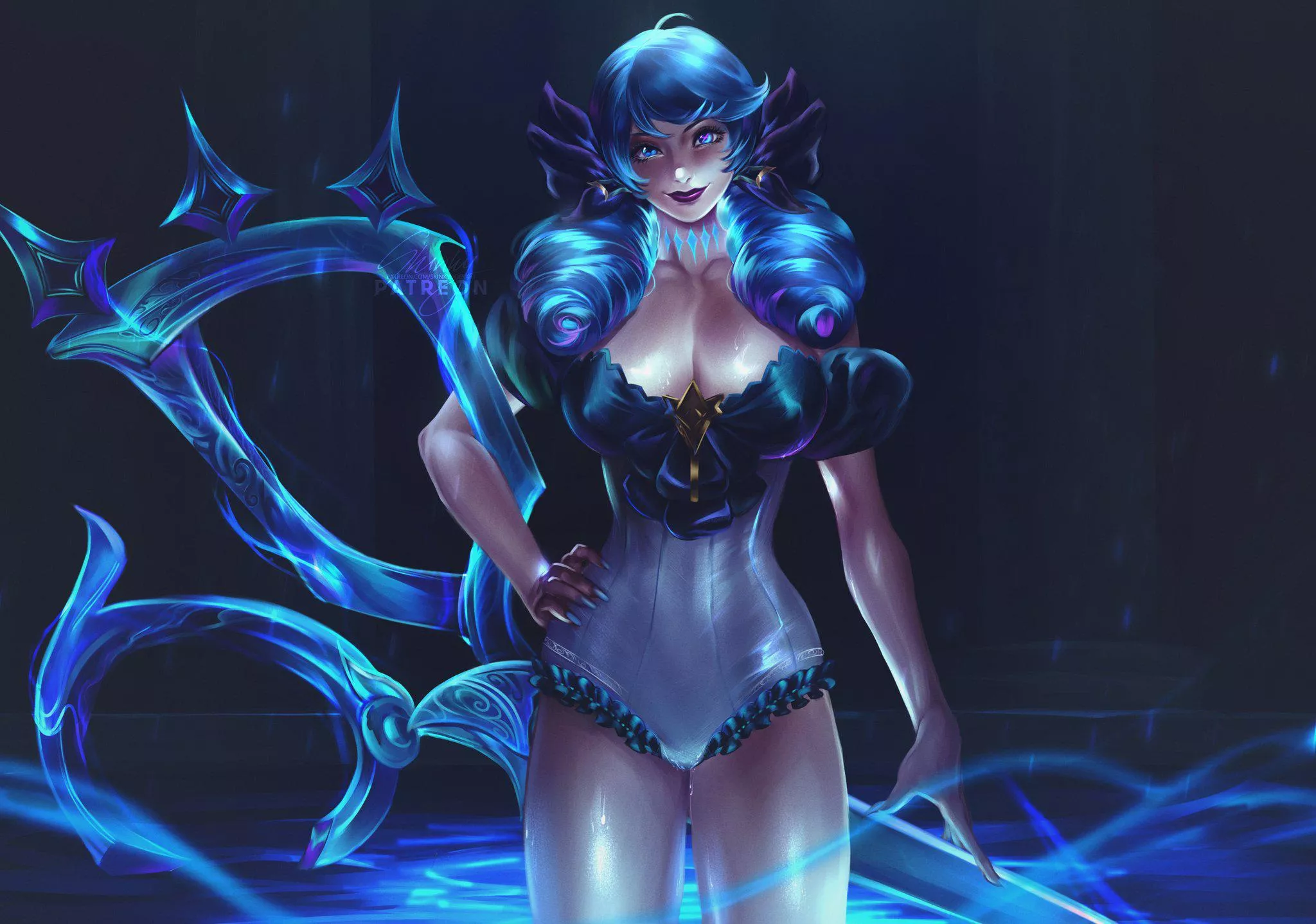 Pool Party Gwen Concept (Skinky) posted by Knight_Prime_4597