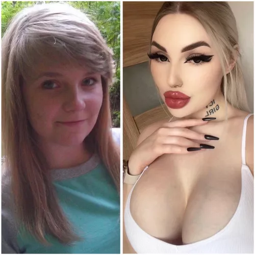 4 years difference 💅🏻 by charlotteventurax