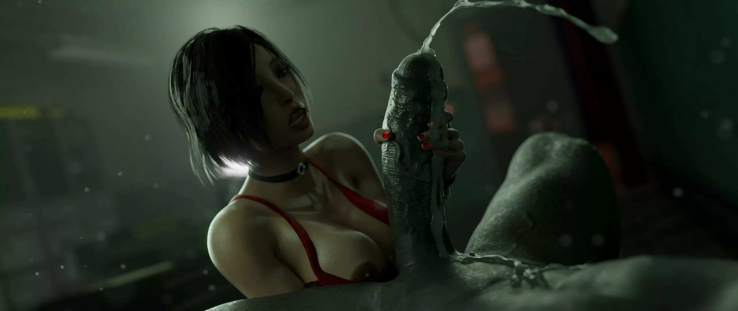 Ada jerkin' Mr. X (Stephanie) [Resident Evil] posted by Kuro-Oji