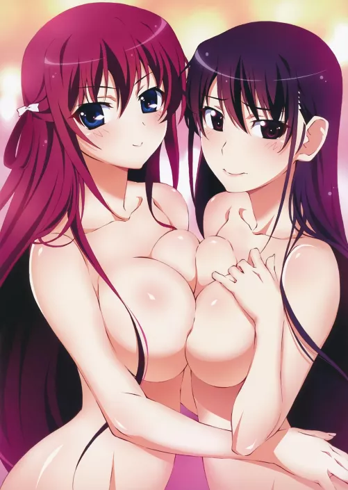 Amane and Yumiko [The Fruit of Grisaia] by ComicBookGuy708