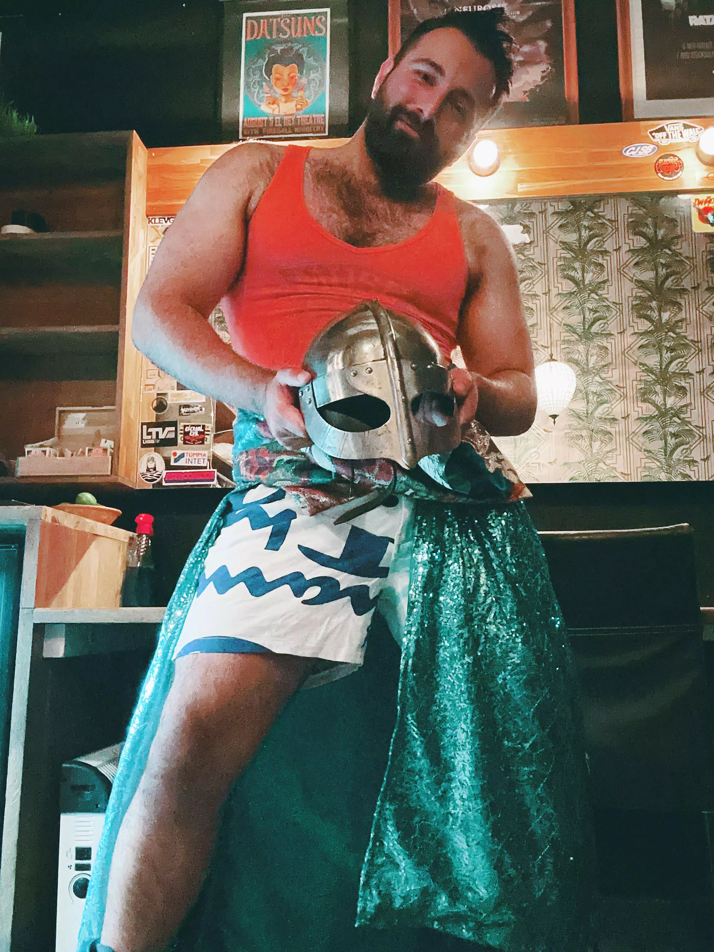 Anyone wants to party with a viking in Stockholm? 😉❤️ posted by dhorinfireheart