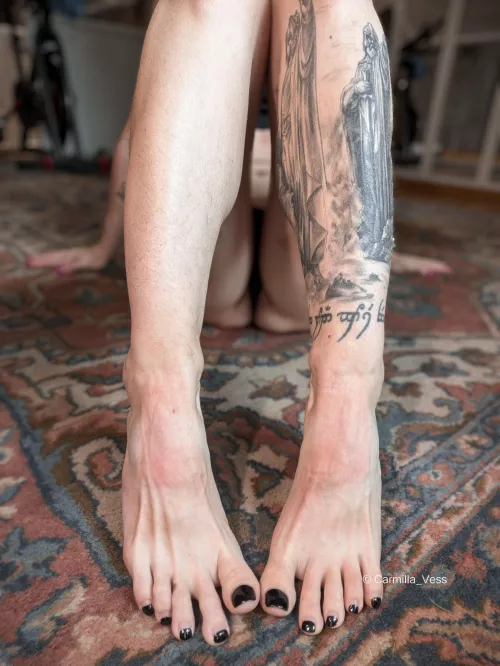 Do you think the bottoms or the tops of feet are sexier, and why? by LiftsNLingerie