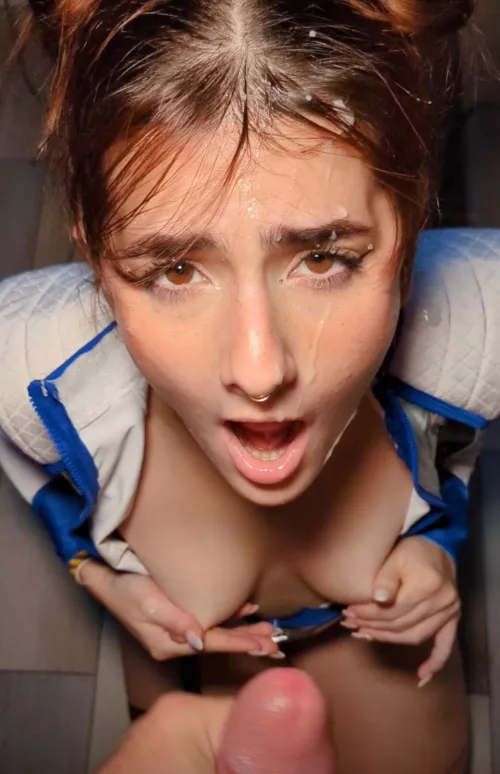 He Says I Look Prettiest With Cum On My Face  by cpl420