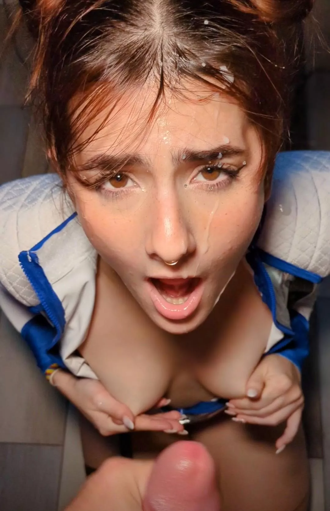 He Says I Look Prettiest With Cum On My Face  posted by cpl420