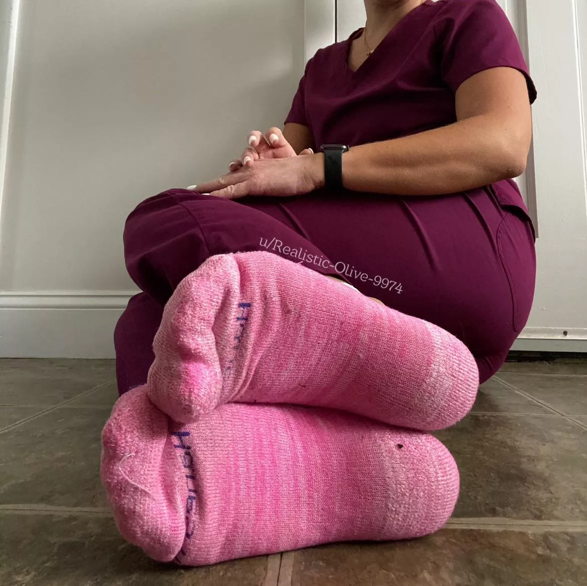 I know you’re always thinking about my socks😉 posted by Realistic-Olive-9974