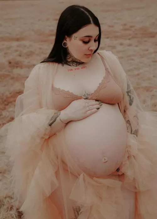 Is my full term belly too big for you? Or can you handle it?  by MissNissan