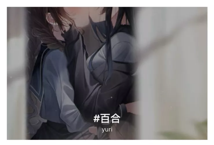 LF Color Source: 2girls, kissing, yuri, school uniform, hand on other’s face, blushing, long hair, braided hair, brown hair, black hair, long hair, shadow, eyes out of frame, Japanese text by Simpsons138