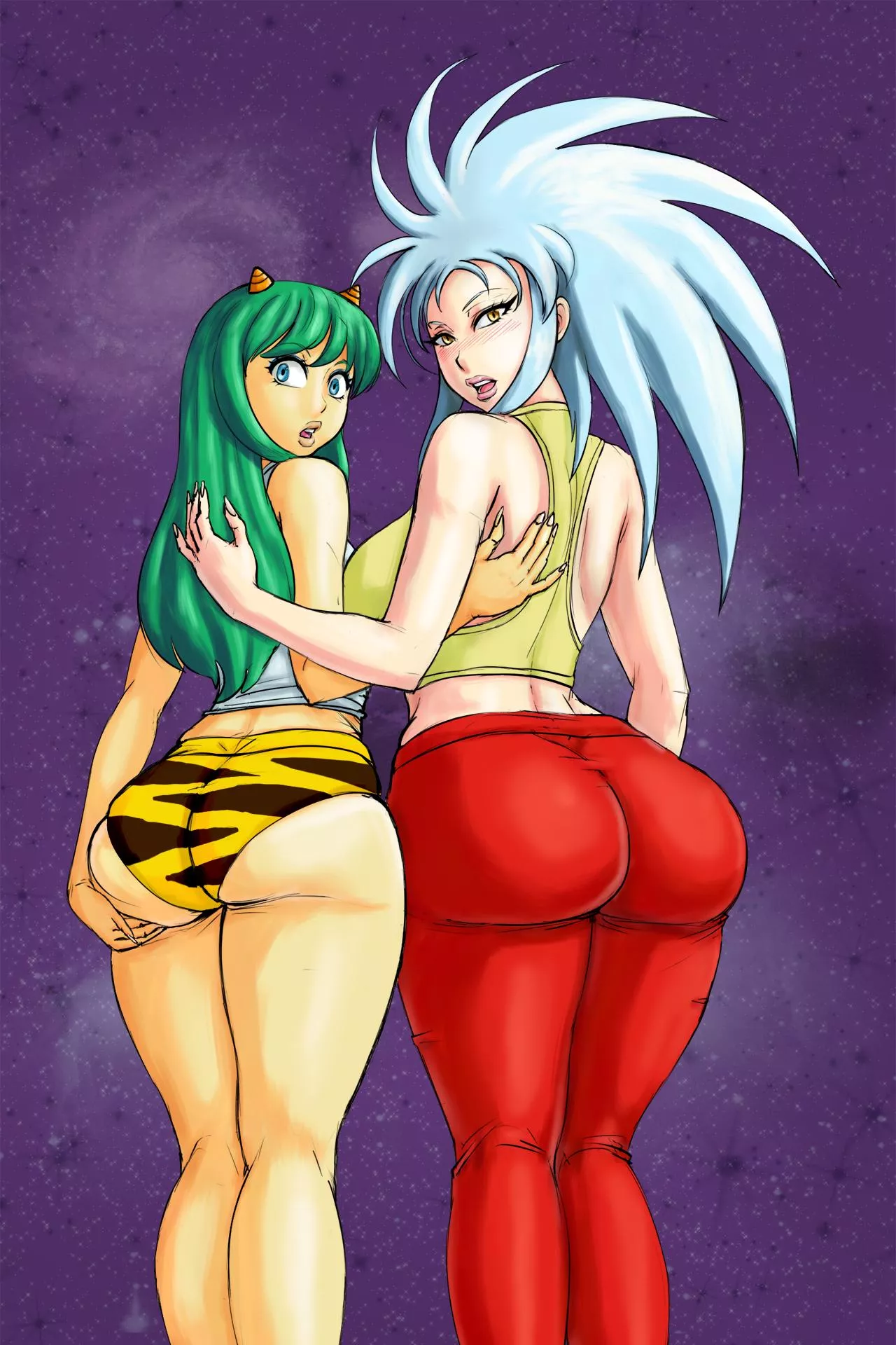 Lum and Ryoko (Legoman) posted by PMatty73
