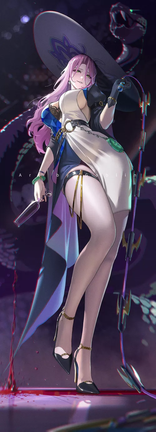 milf witch lady Jade [Honkai: Star Rail] by Zewen_Senpai