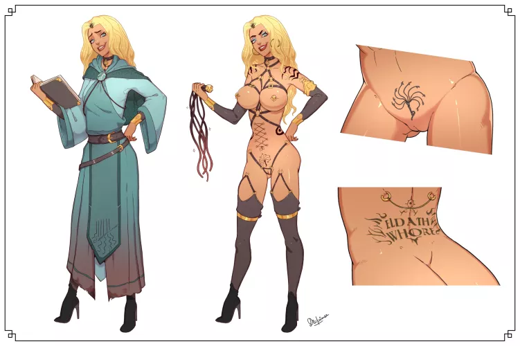 my fallen cleric.   by rangerbeev