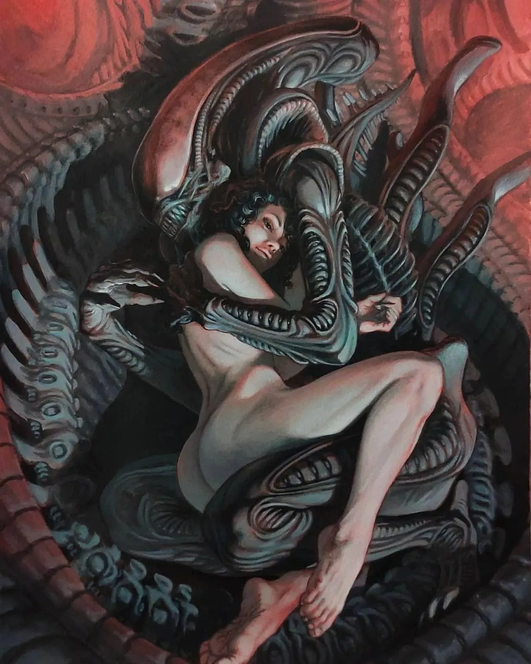 Ripley and the xenomorph (iulaandrea) posted by Lusty_Commissar