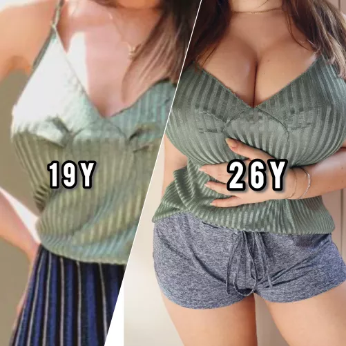 Same blouse comparison, should I grow even more?  by Longjumping_One5379