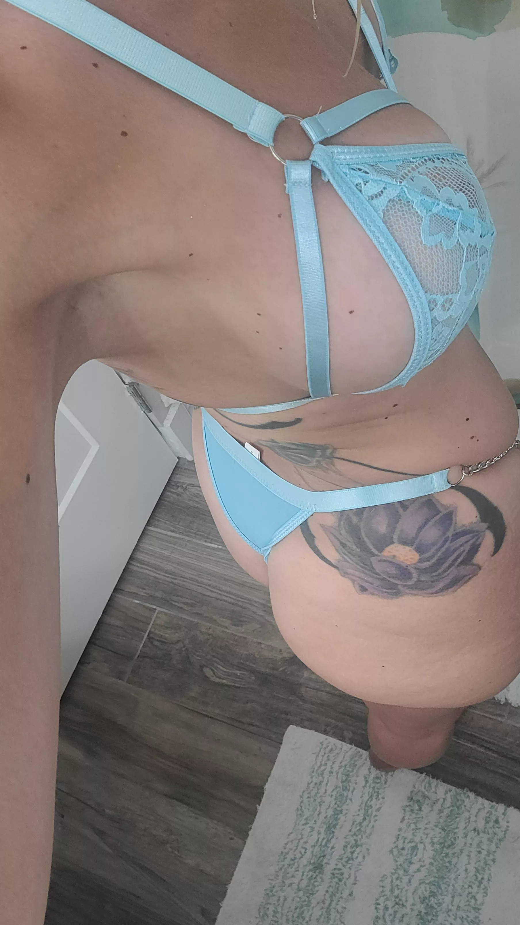 Tatted milf in thong posted by BrittanyAdore