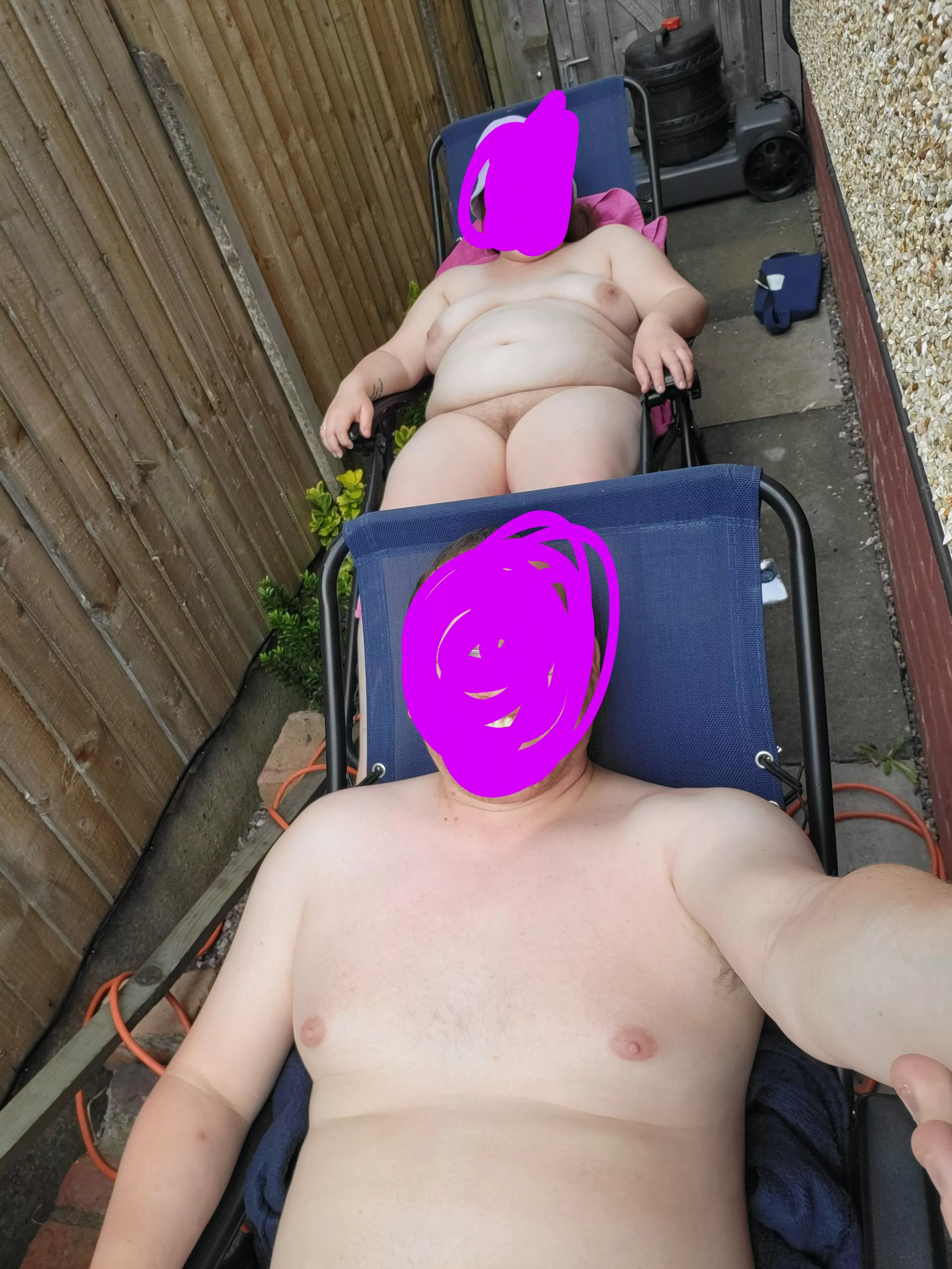 Wife and I making the most if the sun 🌞  posted by TonyandAmy22