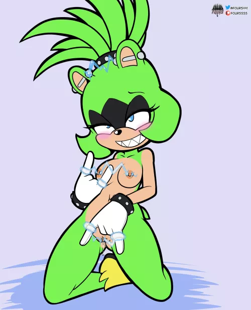 Electro-bation Surge (Art by Fourssss) by Andross_Darkheart