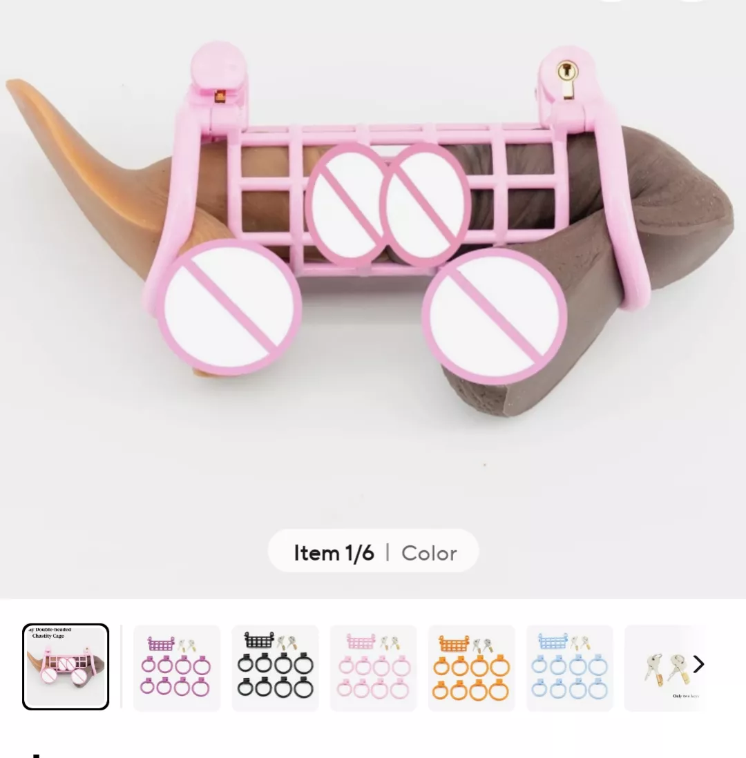 Guys! Double chastity! posted by AcrobaticPassion8571