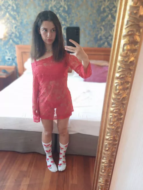 Hope my see through dress turns you on ;) by OddKick2990