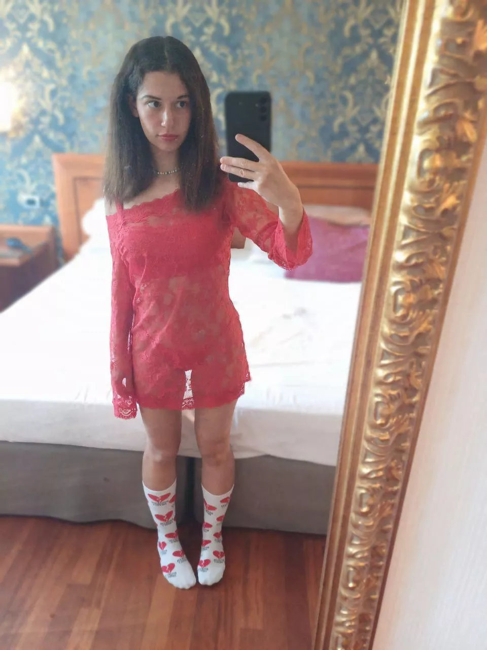 Hope my see through dress turns you on ;) posted by OddKick2990