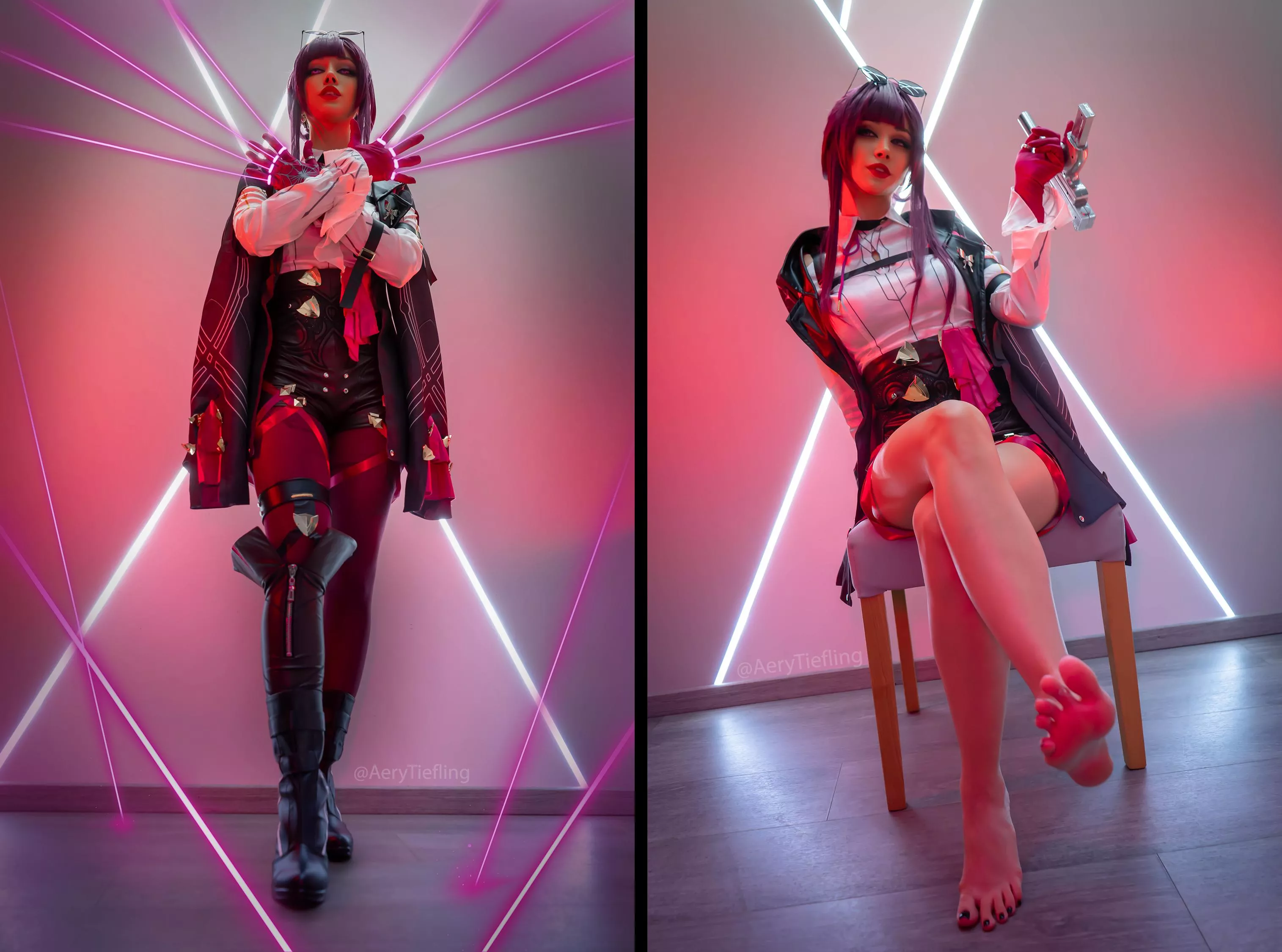 Kafka (Aery Tiefling) [Honkai Star Rail][OC] posted by AeryKorvair