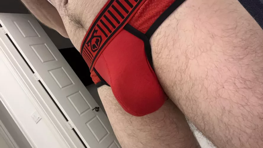 Love how my bulge looks here. What do you think? by texasgayguy