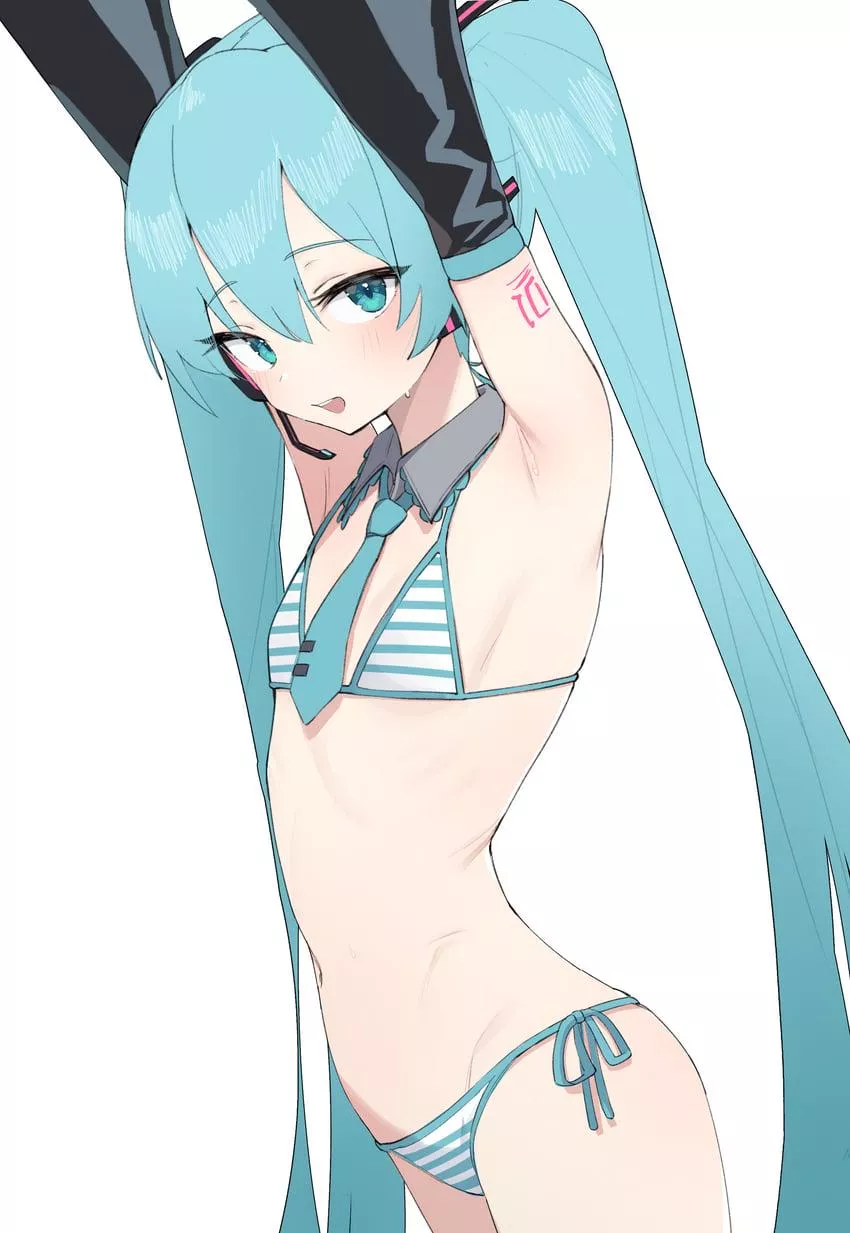 Miku looks so cute in her bikini  posted by Goonmaxxing69