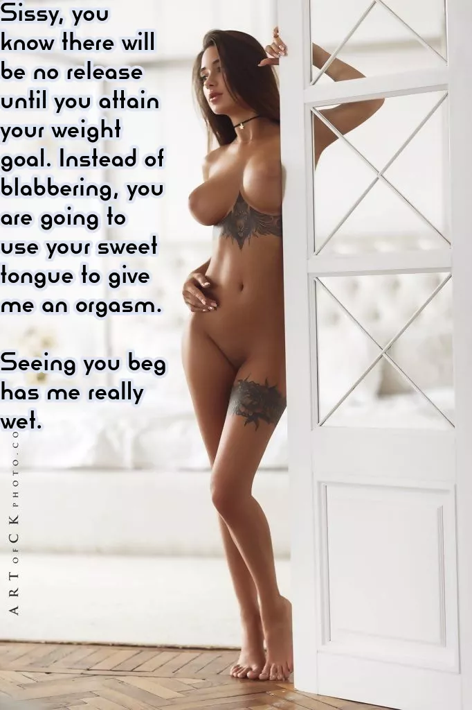 Mistress will make sure you get there. posted by Wise-Ru