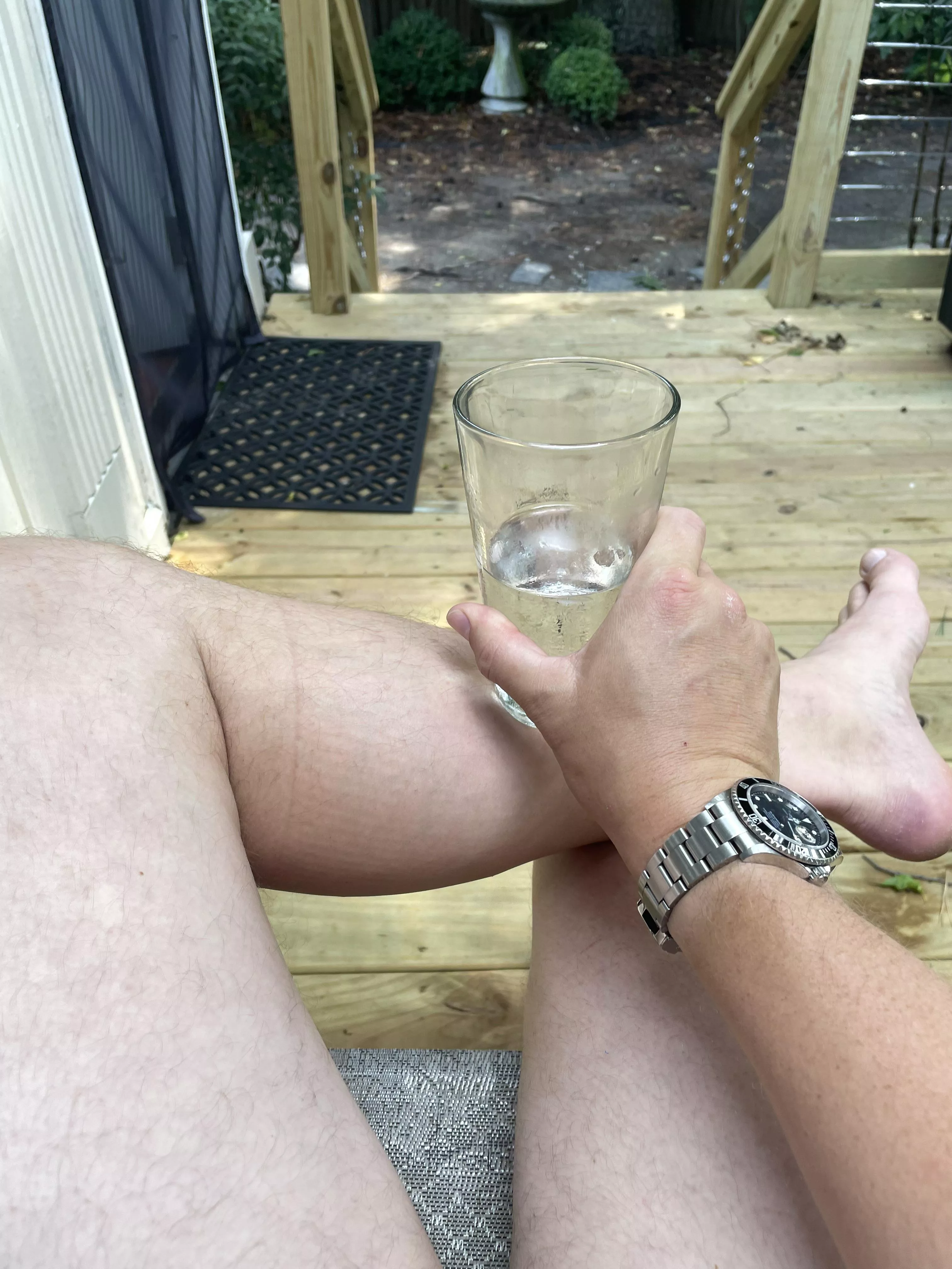 On Fridays we have gin and tonic at noon. posted by n8kdRunner