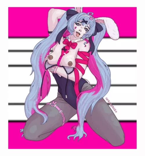 Rabbit hole Miku - Attsbykale by GlitteringSmile8086