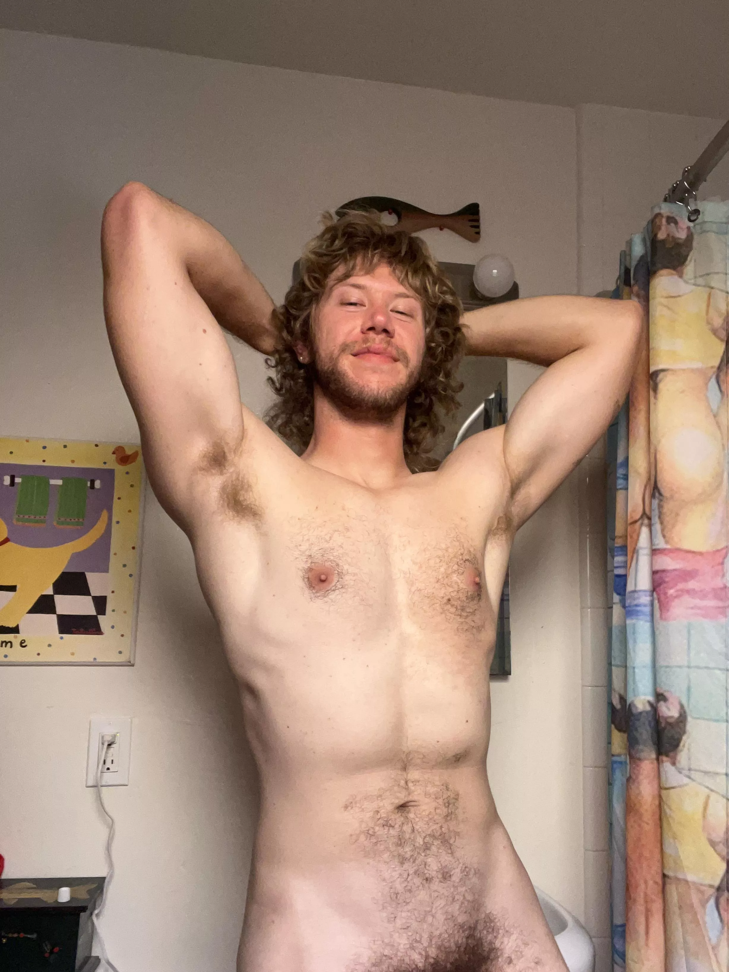 This pose always makes me feel big but also vulnerable (to being tickled) posted by canyon-canid