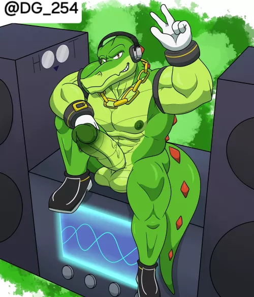 Vector The Crocodile [M](@DG_254) by Sonic_the_hedgedog
